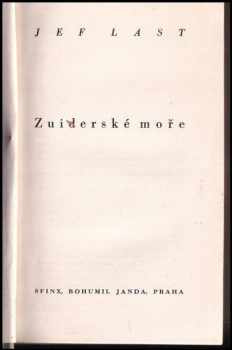 Jef Last: Zuiderské moře