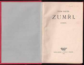 Vilém Mrštík: Zumři
