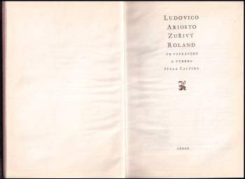 Italo Calvino: Zuřivý Roland