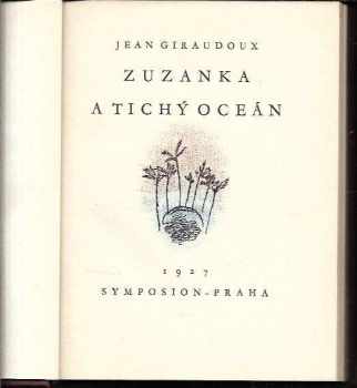 Jean Giraudoux: Zuzanka a Tichý oceán