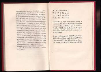Jean Giraudoux: Zuzanka a Tichý oceán
