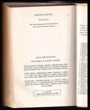 Jean Giraudoux: Zuzanka a Tichý oceán