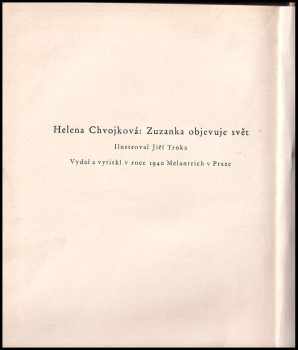 Helena Chvojková: Zuzanka objevuje svět