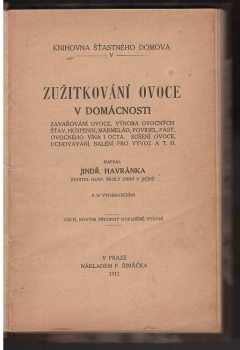 Zužitkování ovoce v domácnosti