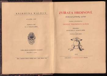 Ernest Thompson Seton: Zvířata hrdinové
