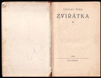 Václav Říha: Zvířátka