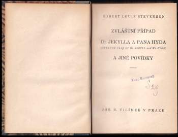 Robert Louis Stevenson: Zvláštní případ Dr. Jekylla a pana Hyda a jiné povídky