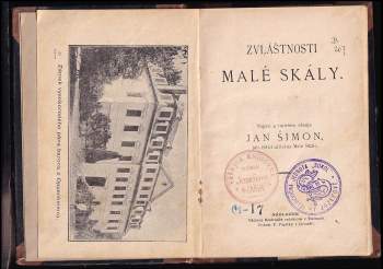 Jan Simon: Zvláštnosti Malé Skály