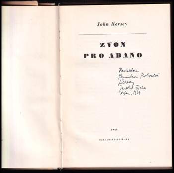 John Hersey: Zvon pro Adano
