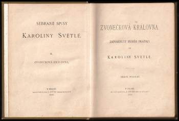 Karolina Světlá: Zvonečková královna