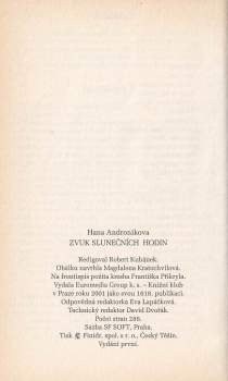 Hana Andronikova: Zvuk slunečních hodin